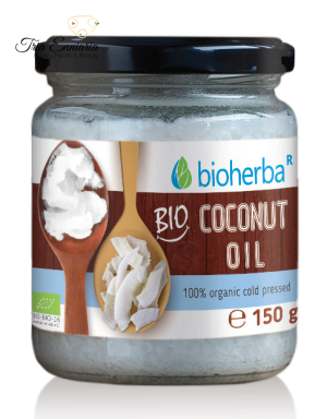 Bio coconut oil 100% organic cold pressed 150g, Bioherba
