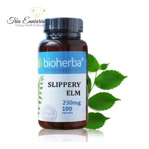 Slippery Elm, 230 mg , 100 Capsules, Bioherba