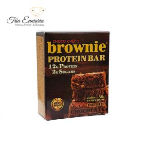 Protein Bar Brownie Duble Chocolate, 50 g, Choco Chef`s