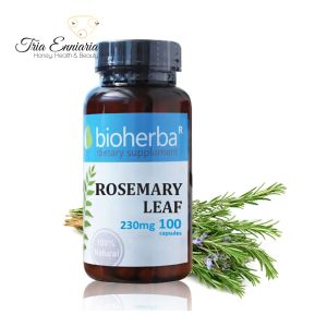 Rosemary Leaf, 230 mg, 100 Capsules, Bioherba 