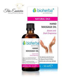 Hand Massage Oil, 50ml, Bioherba 