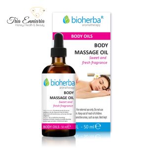 Massage Oil For Body, 50 ml, Bioherba 