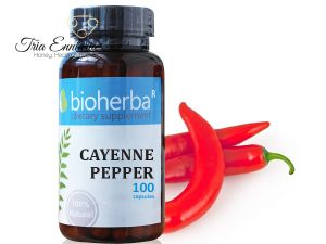 Cayenne Pepper, 50 mg, 100 Capsules, Bioherba 