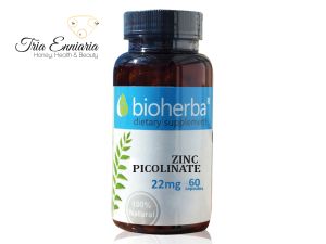 Zinc Picolinate, 22 mg, 60 Capsules, Bioherba