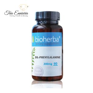 DL-Phenylalanine, 200 mg, 60 Capsules, Bioherba