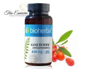 Goji Berries, 430 mg, Capsules, Bioherba