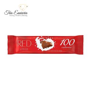 Milk Chocolate Without Sugar, 26 g, Red
