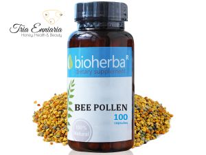 Bee Pollen, 400 mg, 100 Capsules, Bioherba