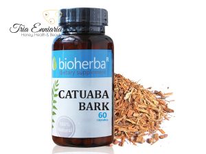 Catuaba Bark, 450 mg, 60 Capsules, Bioherba