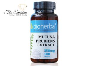 Mucuna Pruriens Extract, 350 mg, 100 Capsules, Bioherba