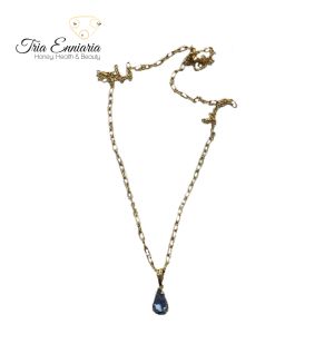 Light Blue Rhinestone necklace