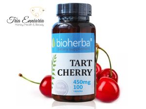 Tart Cherry, 450 mg, 100 Capsules, Bioherba