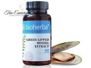 Geen Lipped Mussel Extract, 60 Capsules, Bioherba