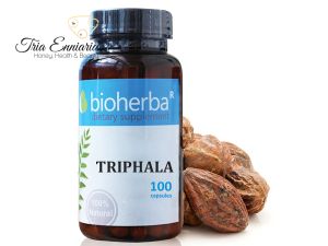 Triphala, 350 mg, 100 Capsules, Bioherba