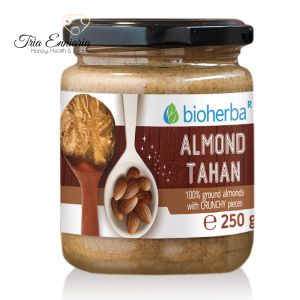  Almond Tahan With Crunchy Pieces, 250 g, Bioherba