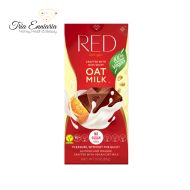 Vegan Chocolate With Oat Milk, Orange And Almond, 85 g, Red
