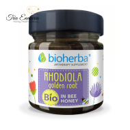 Rhodiola (radice d'oro) in miele biologico, 280 g, Bioherba