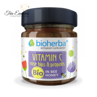 Vitamin C, Rosehip And Propolis In Organic Honey, 280 g, Bioherba
