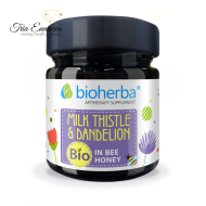 Milk Thistle And Dandelion In Organic Honey, 280 g, Bioherba
