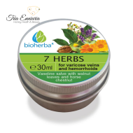 Ointment 7 Herbs - varicose veins, hemorrhoids, 30 ml, Bioherba