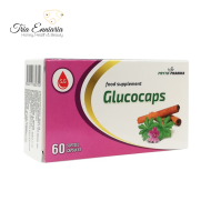 Glucocaps, нормальный уровень сахара в крови, 60 капсул, ФитоФарма