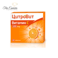 Витамин C, ЦИТРОВИТ, 100 mg х 40 таблетки, ACTAVIS